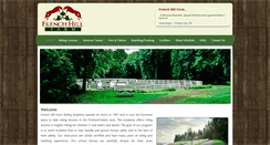 Desktop Screenshot of frenchhillfarm.com